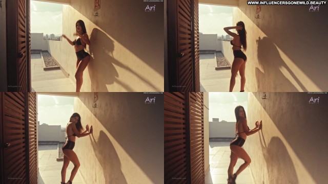 Ari Dugarte Brunette High Heels Hot Model Fit Try On Leaked Videos