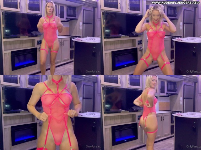Vicky Stark Try On Pink Lingerie Sexy Bikini Leaked Sex Youtuber