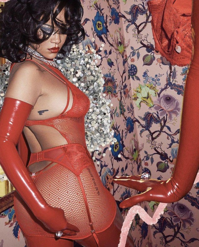 Rihanna See Red Lingerie Leaked Public Music Big Tits Sex Leak Female