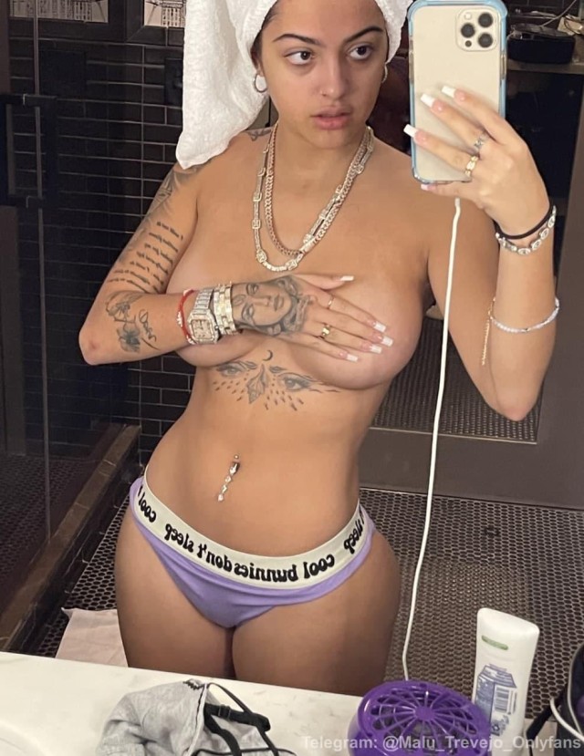 Malu Trevejo Sex See Through On Set American Leaked Influencer Tattoos